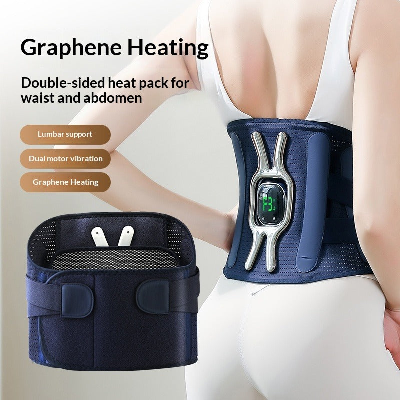 Graphen-Heizgürtel mit Vibrationsmassage – Lendenwirbelsäule & Ganzkörper